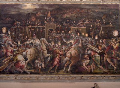 The Storming of the Fortress Near Porta Camollia in Siena by Giorgio Vasari